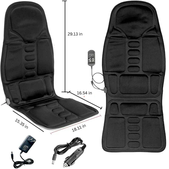 8 Mode Massage Chair Pad with Heated Back Neck Cushion | Premium