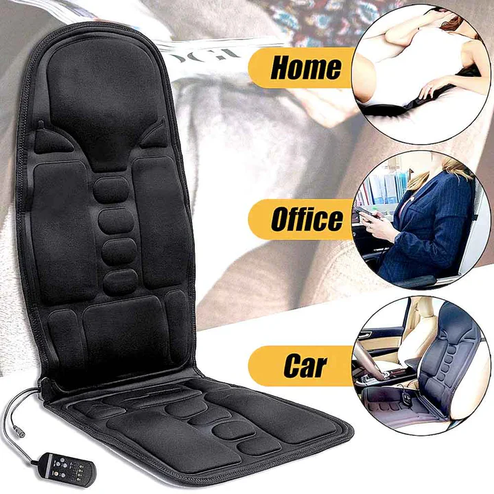 8 Mode Massage Chair Pad with Heated Back Neck Cushion | Premium