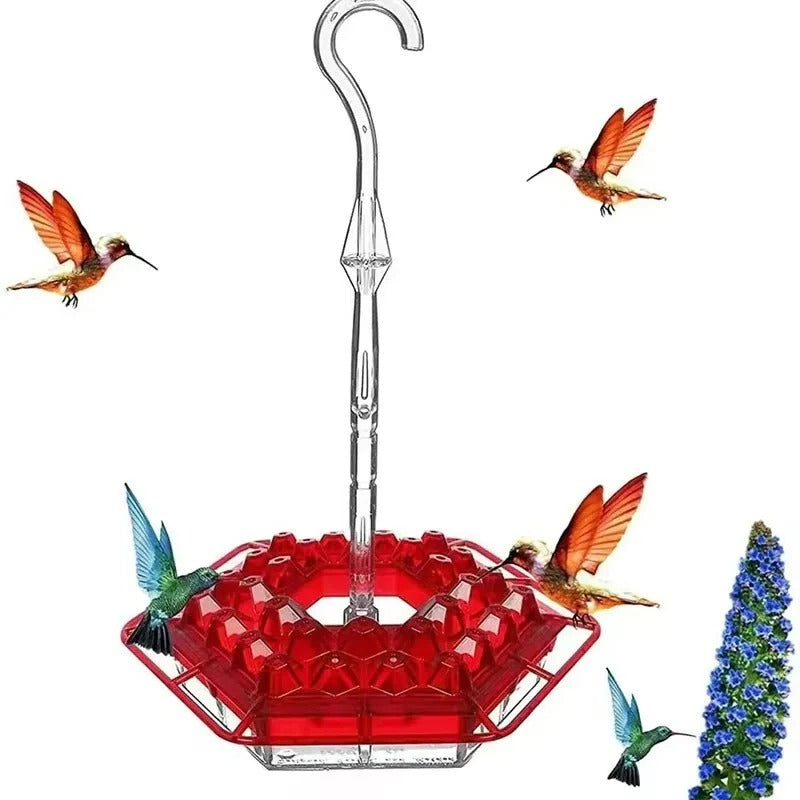Ant Proof Hummingbird Feeder with Outdoor Hanging Perch | Premium